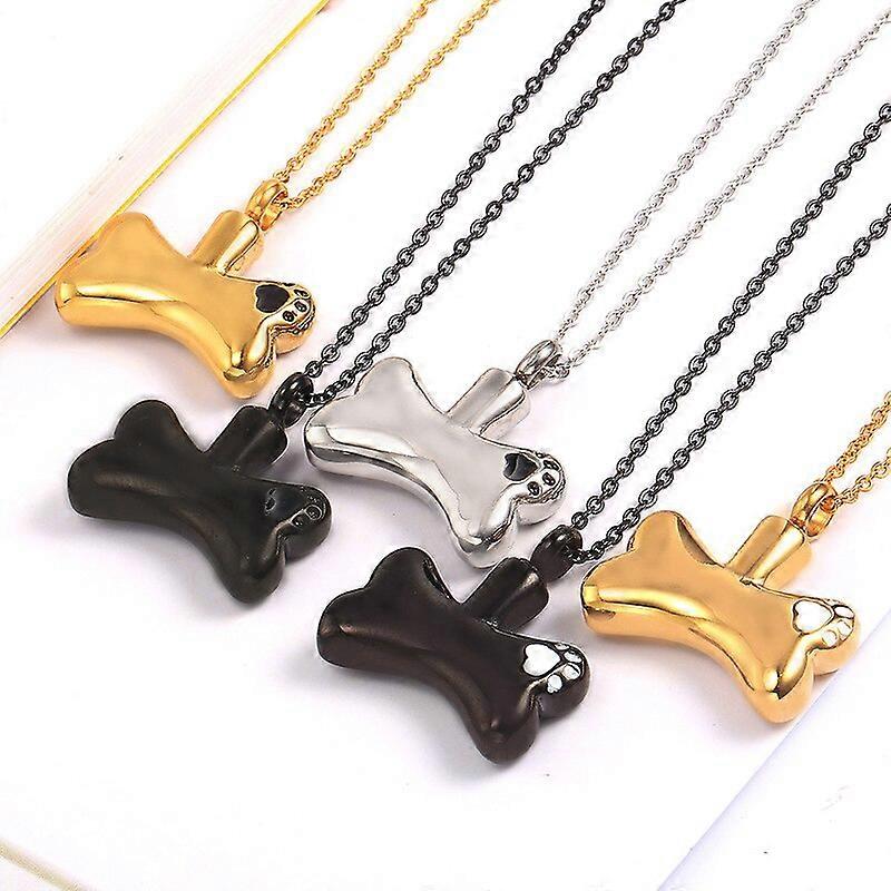 Pet Dog Ashes Self-fill Urn Necklace Blue 925 Sterling Silver