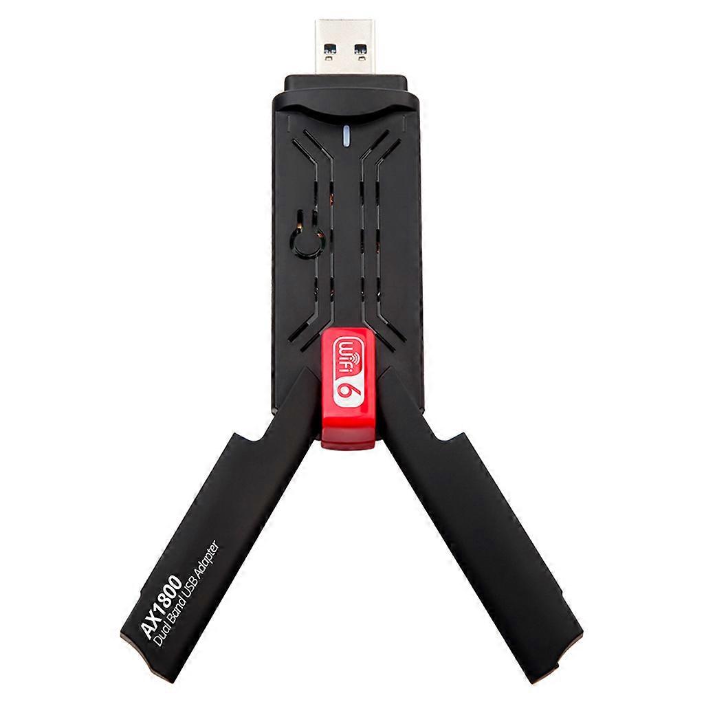Foldable 1800Mbps WiFi 6 USB Adapter 802.11AX 2.4G/5GHz USB 3.0 Wi-Fi Dongle