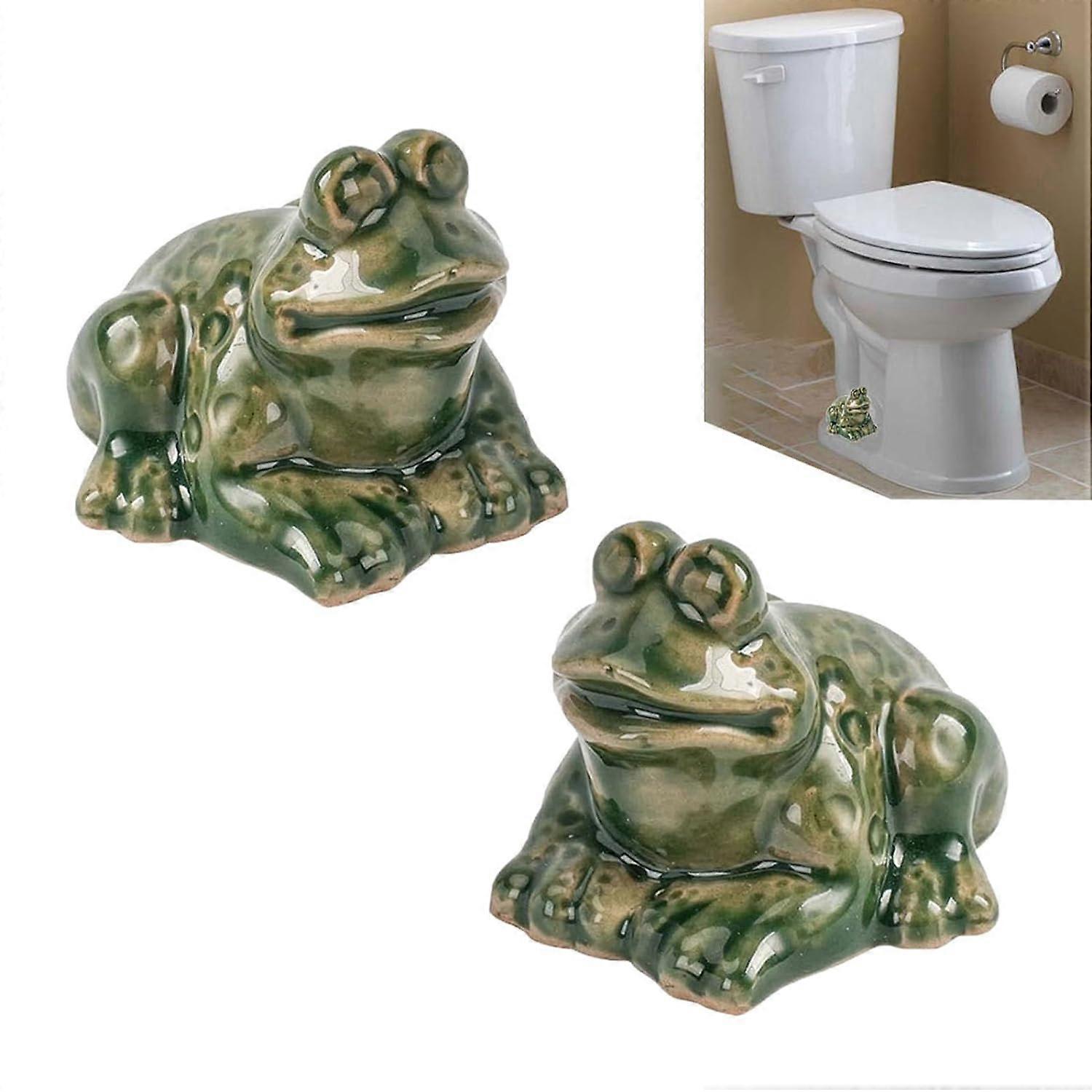 Sammakko wc-pulttikorkit, 2kpl sammakko tollet-pulttien kannet, wc-pulttien kannet koristeelliset, wc-pulttikorkit koristeelliset eläimet