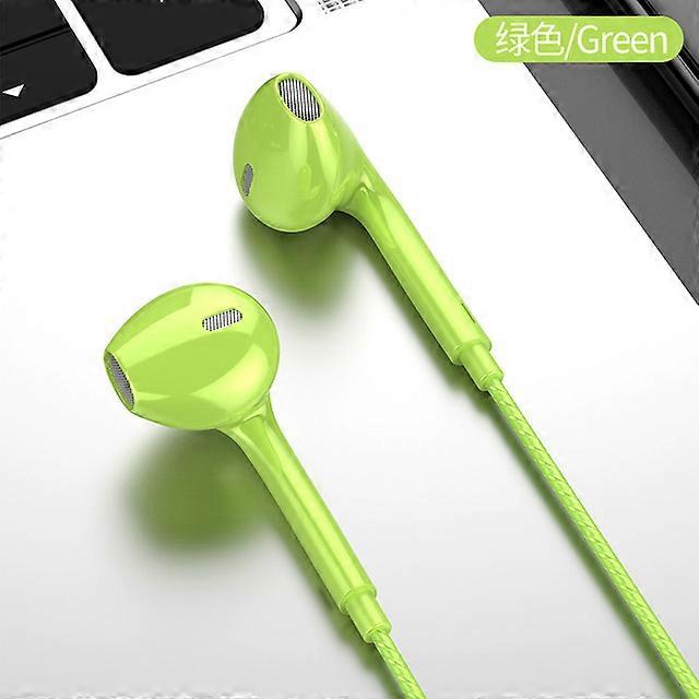 Cabo de fone de ouvido intra-auricular genuíno de alta qualidade de som para celular Android, plugue de ouvido com fio para jogos de música e microfone