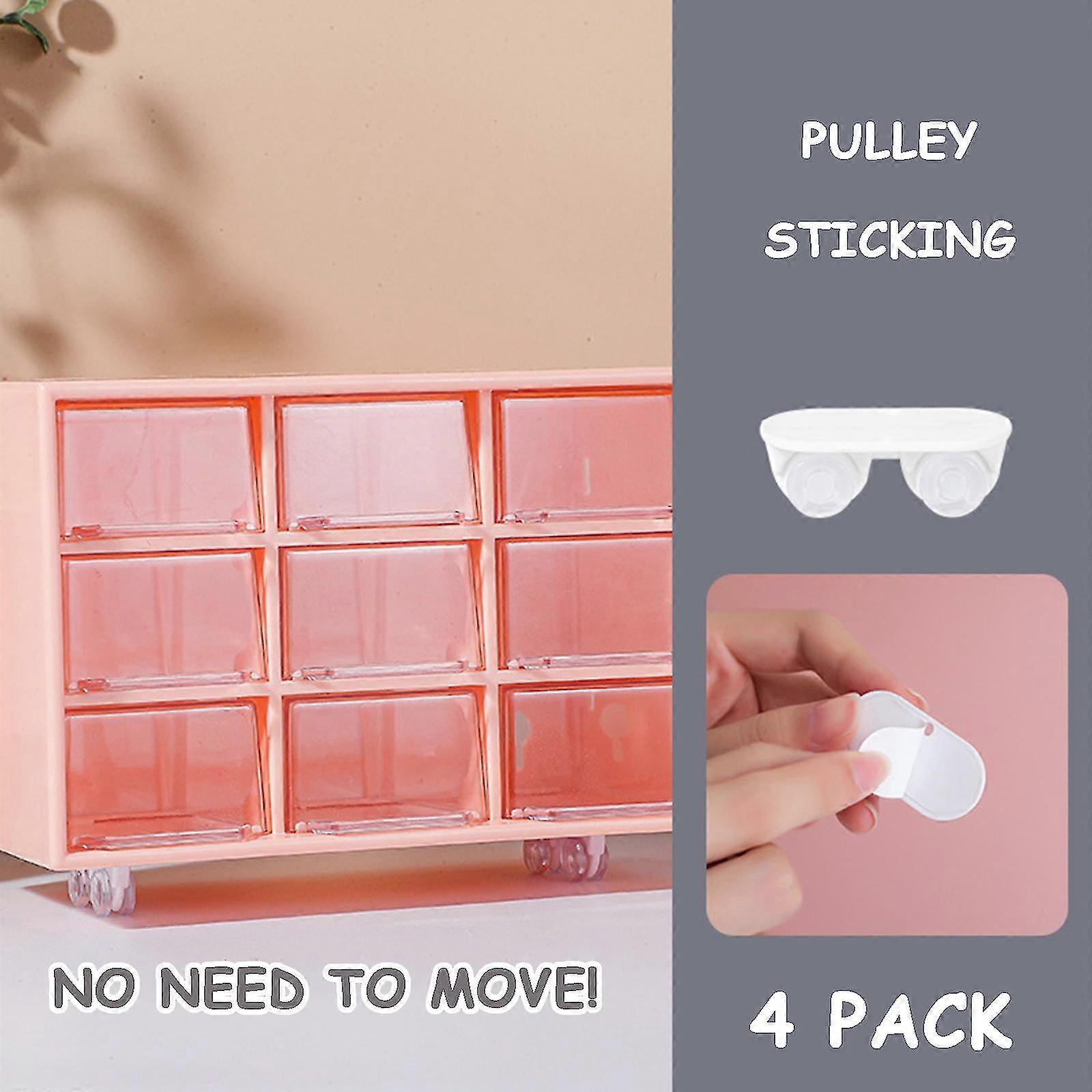 Wheels Can Be Glued To The Bottom Of The Bed Shelf, Roller Storage Box, Bottom Pulley, One-way Wheel, Small Caster