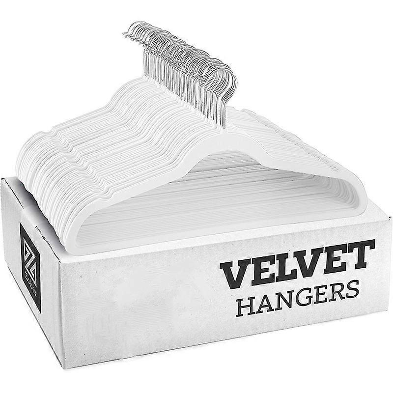 10-Pack Velvet Coat Hangers, Non-Slip Hangers for Clothes 360 Swivel Hook - Coat Hangers for Trousers, Dresses
