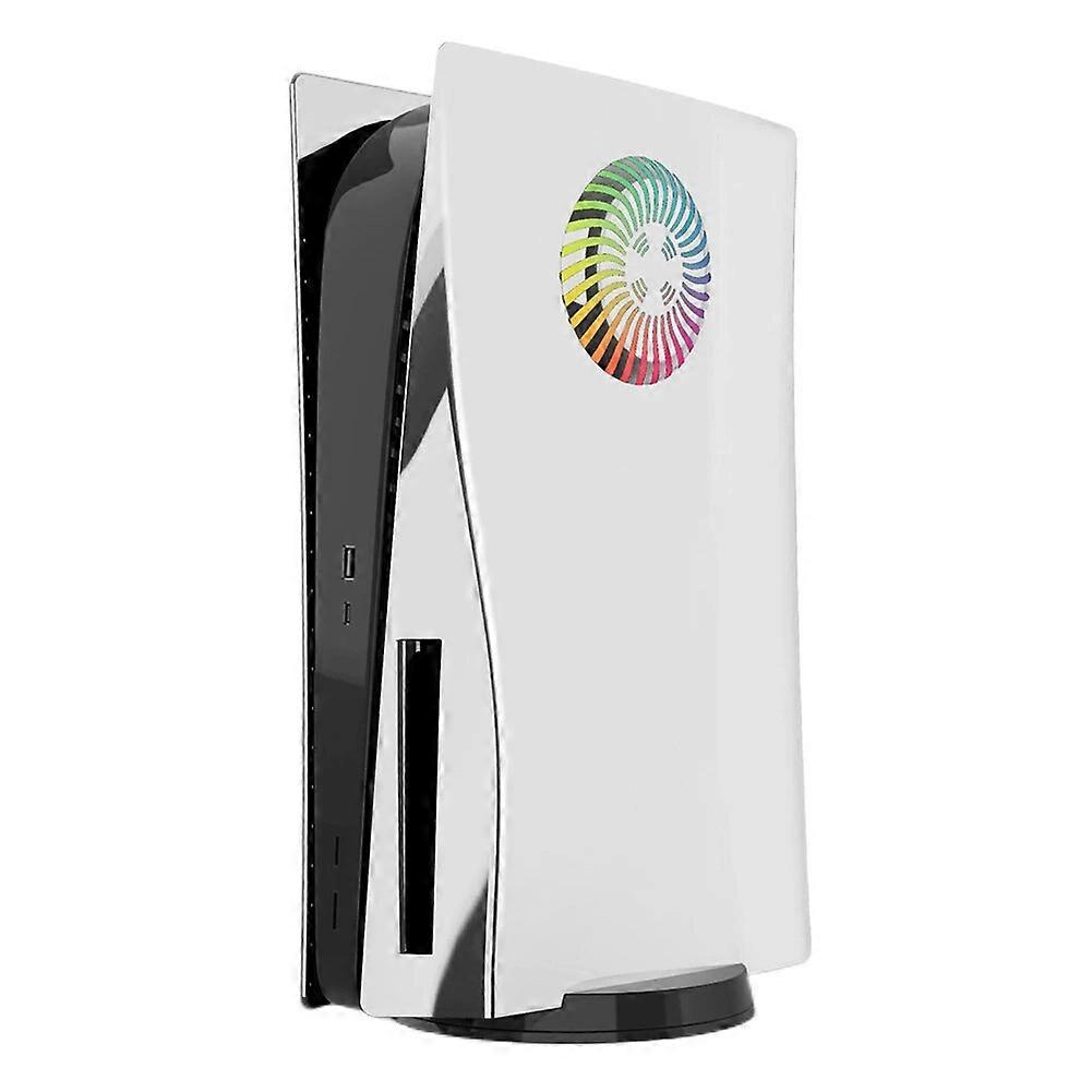 For PS5 Replacement Shell Electroplating Face Plates with Cooling Vents Face Plate Case Hard Shockproof Electroplating Faceplate