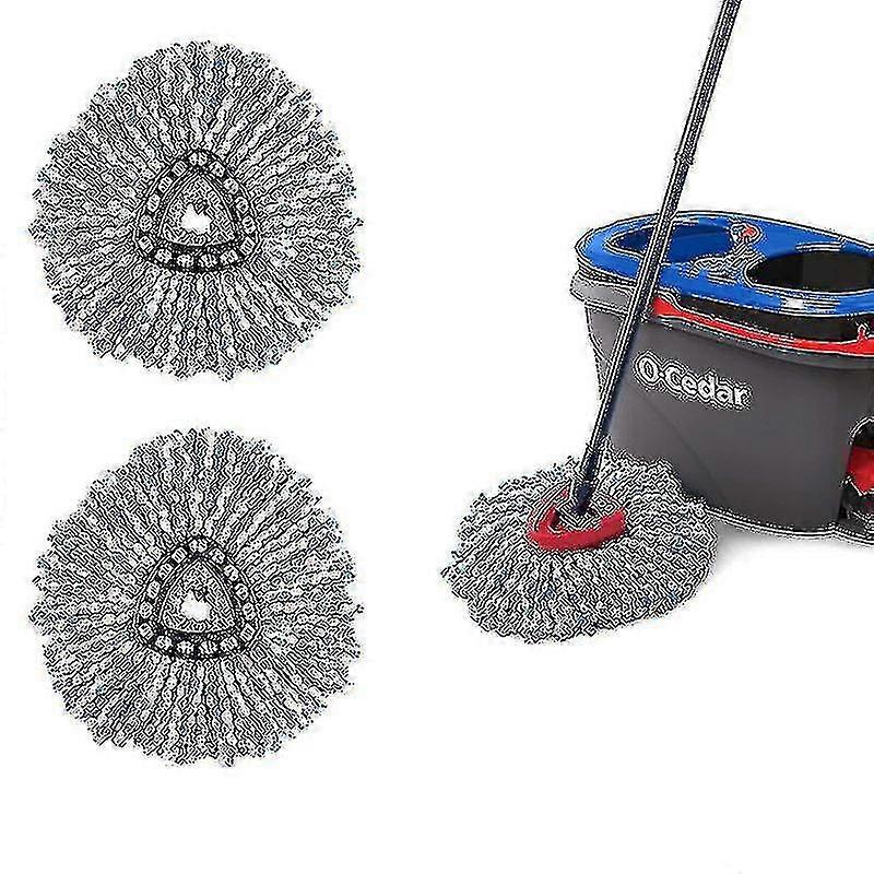 1/3/4/6 Pieces Compatible With Vileda/o-cedar Microfiber Mop Accessories, Swivel Mop For Floor Cleaning