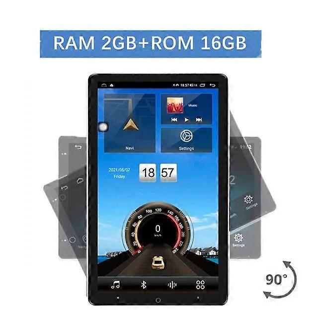 Tesla Style rotation screen Universal Android 13.0 Car radio GPS Player Radio Car Stereo GPS 2G RAM 32G ROM Head Unit 2 Din