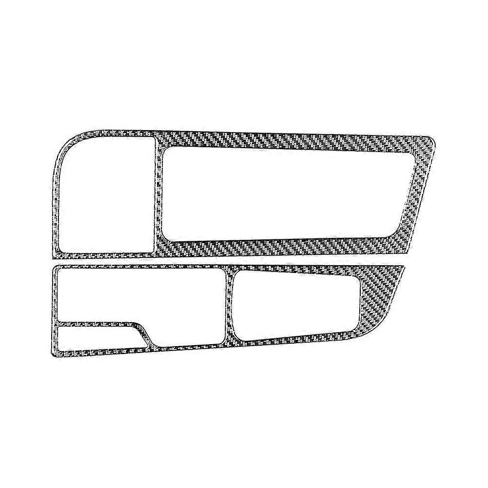 Per 2015 2016 2017 2018 2019 Fibra Console Centrale Gear Shift Panel Trim Sticker Accessori