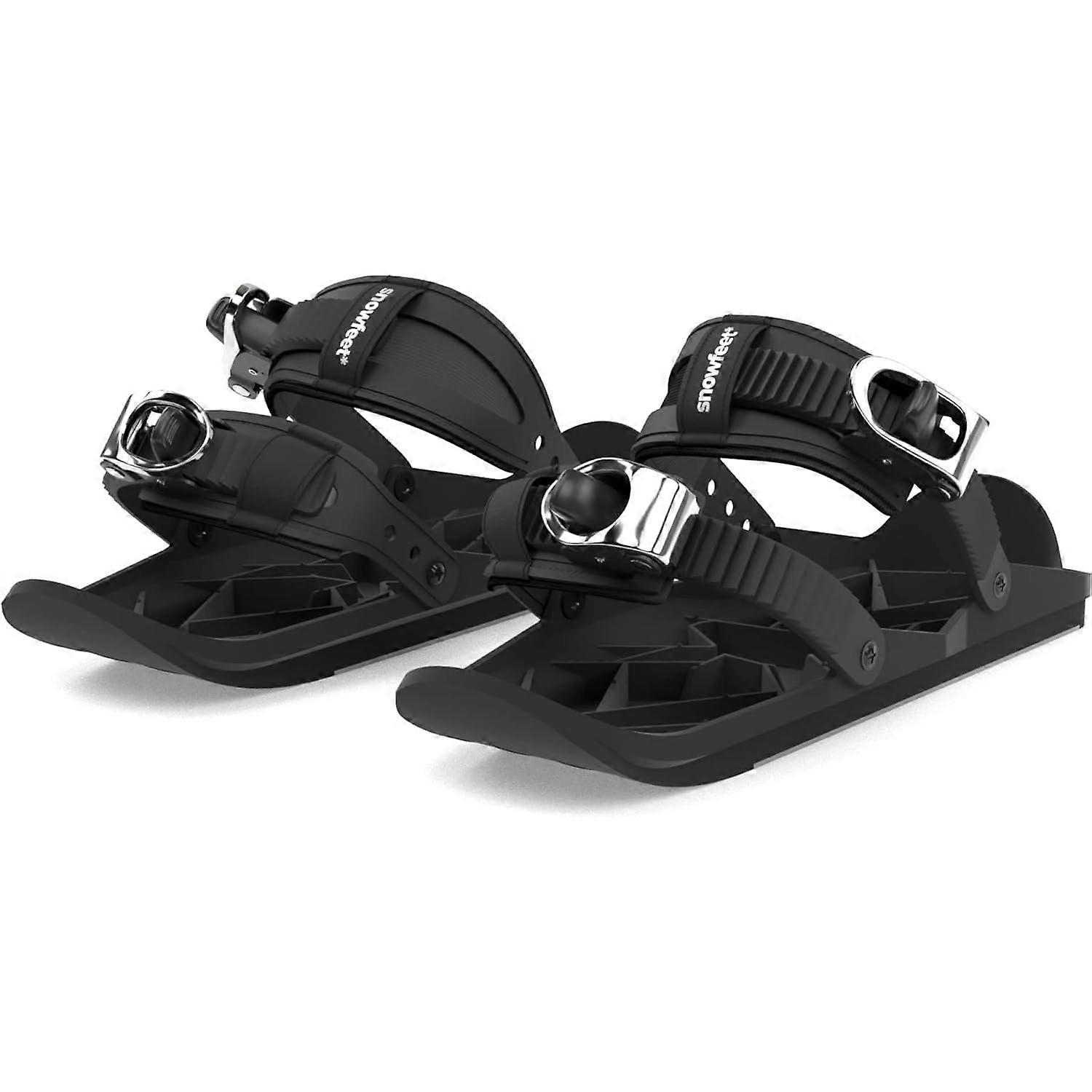 Mini Ski Skates for Snow, Short Mini Skating Ski Shoes
