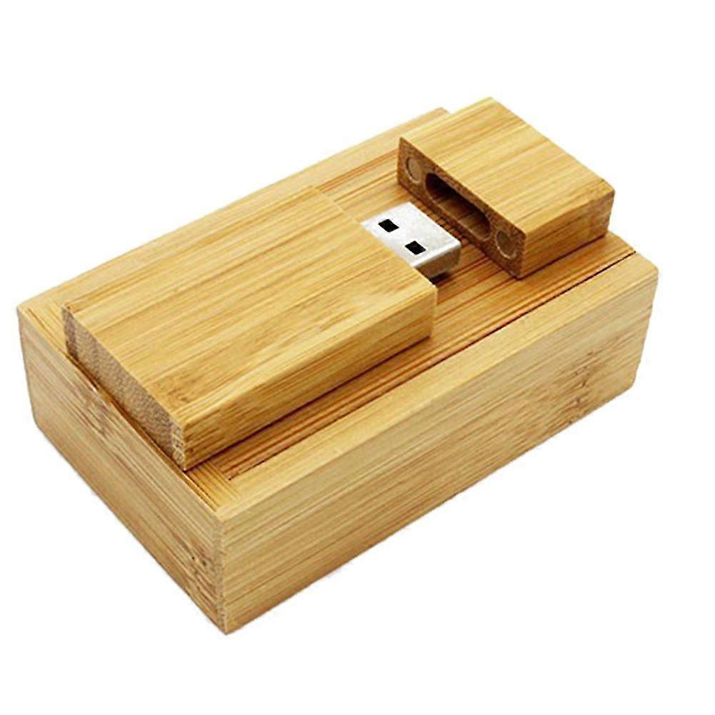4-32gb Trä Craved Mini U Disk Usb Flash Drive Memory Stick Pendrive Presentbox