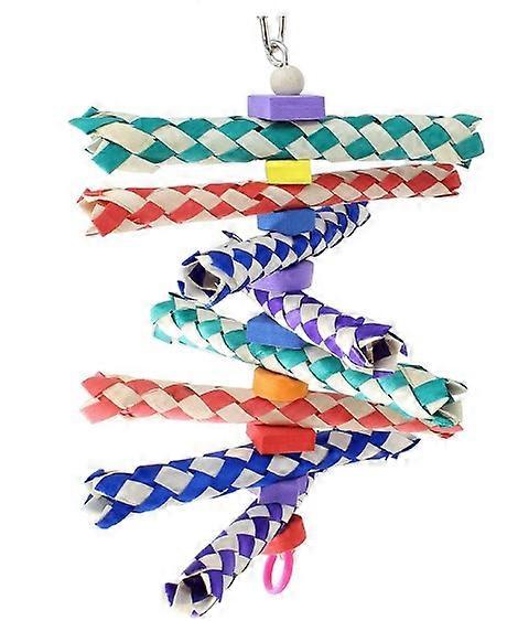 Bird Wooden Toy Parrot Foraging Toy Chewable Parrot Foraging Toy Parrot Chewing Toy