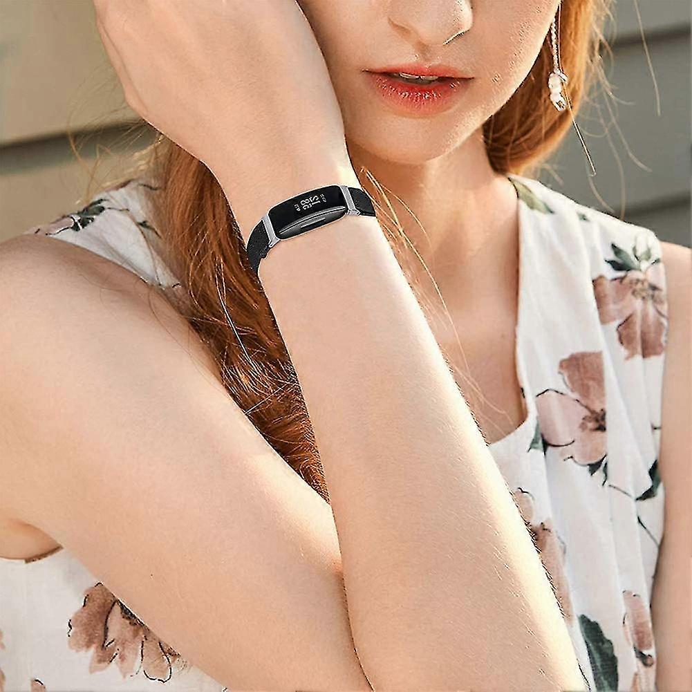 Smart Watch Bands For Inspire 2/ Inspire , Elastic Adjustable Soft Strap Wristbands Replacement Ban
