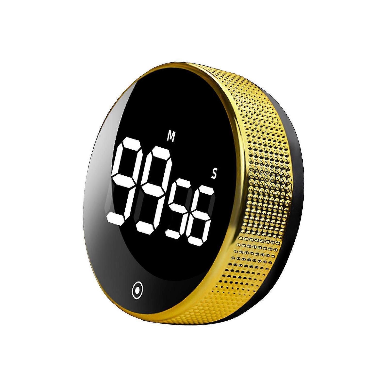 Beauty Timer Kitchen Timer Tool Mute Led Self Regulating Rotary Magnetic Countdown Clock