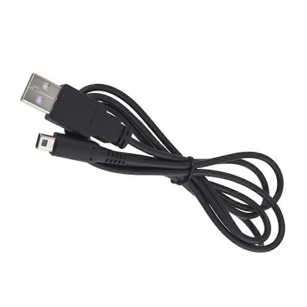 USB Charging Cable Dta Tranmission Cord for 3DS for DSi for NDSI XL Black