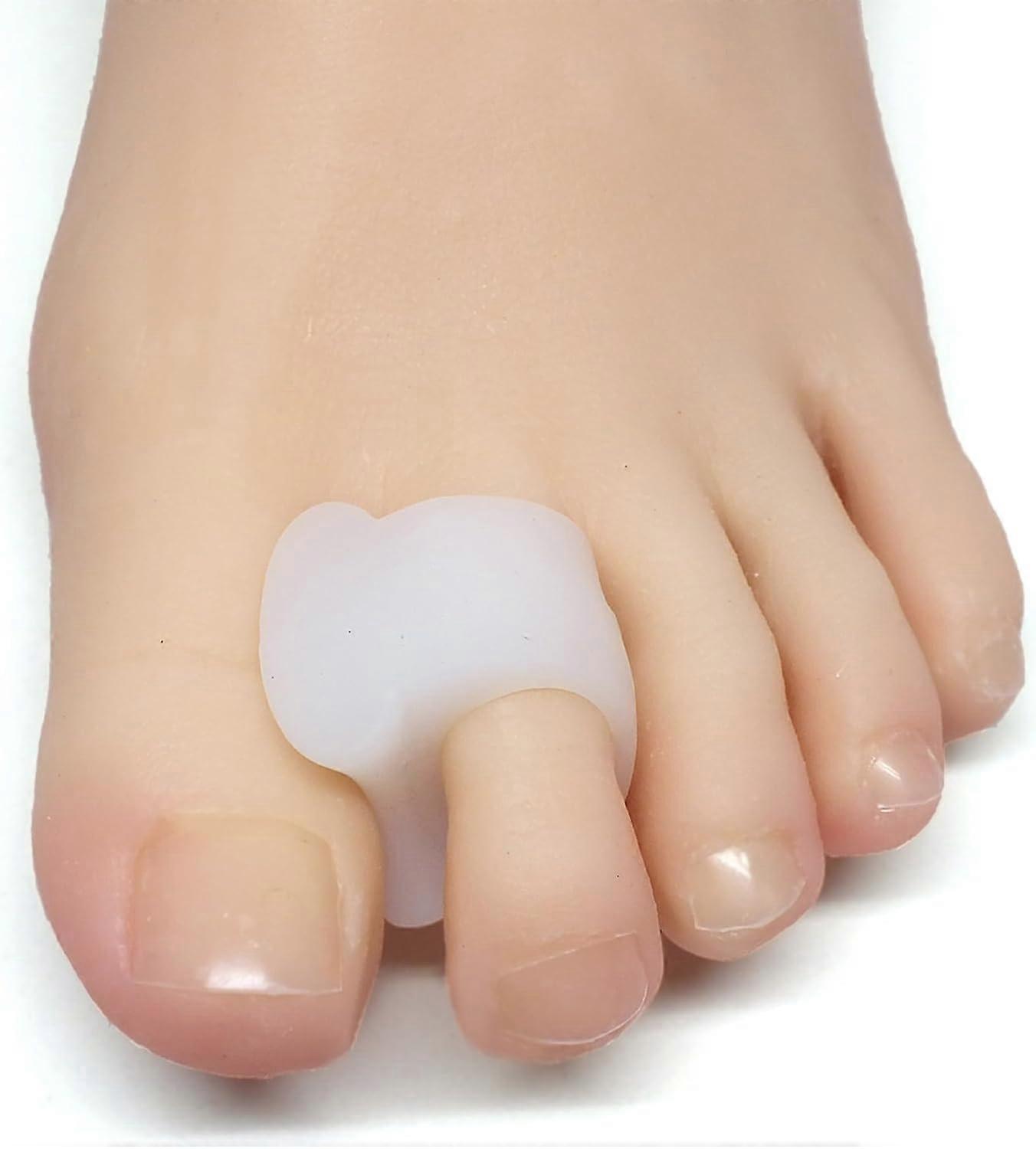 Gel Toe Separators for Overlapping Toes, Bunions, Big Toe Alignment, Corrector