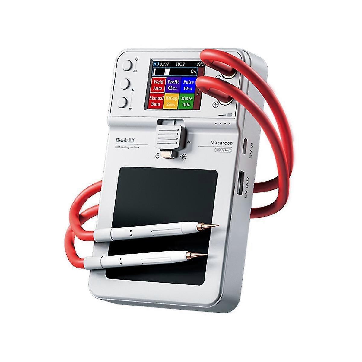 Diy Macaron Integrated Spot Welding Machine Max Double Pulse Spot Welding For Mobile Phone Battery Micro-type Spot Welder