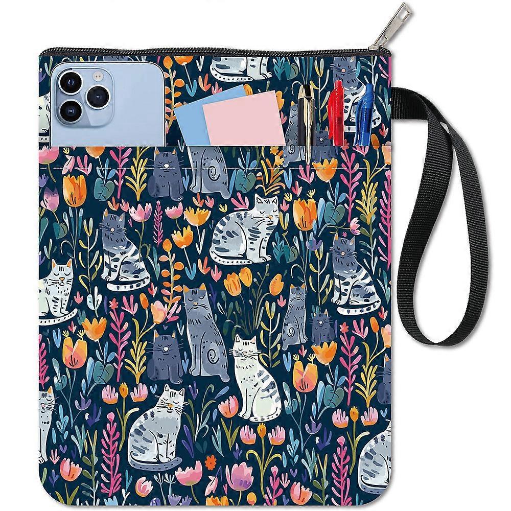 Cloth Book Cover Notebook Wraps Rectangle Cat Shape 280x220mm