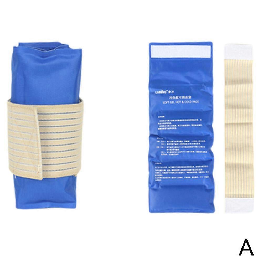Ankle Ice Pack and Wrap - Reusable Hot Cold Compress for Ankle Swelling and Pain