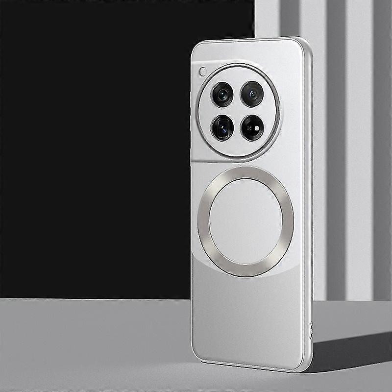 Magnetic Case For Oneplus 12, Compatible with MagSafe, Soft Silicone Slim Matte Skin Feeling Shockproof Cover For Oneplus 12 5G