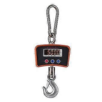 500kg/ 1102lbs Digital Led Hanging Scale Portable Heavy Duty Crane Scale 1500mah Rechargeable Industrial Hook Scales Unit Change/ Data Hold/ Tare/ Zer