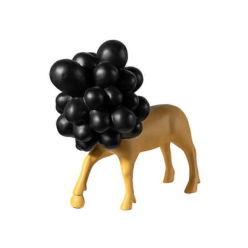 Abstract Lion Sculpture - Modern Art Decorative Object
