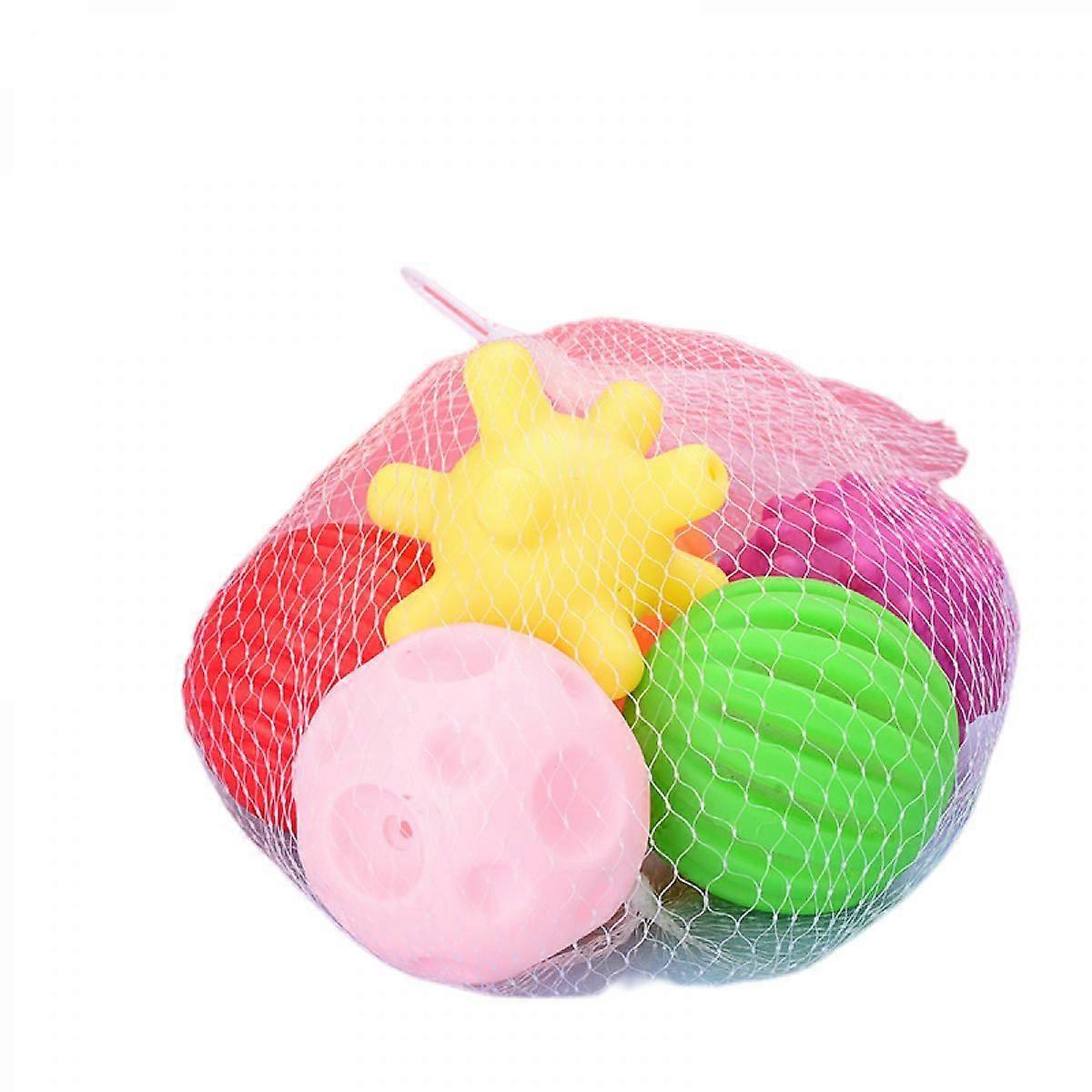 Textured Multi-Ball Set - Textured Ball Play Toy for Sensory Exploration and Engagement 6 Months and Up, 6 Piece Set