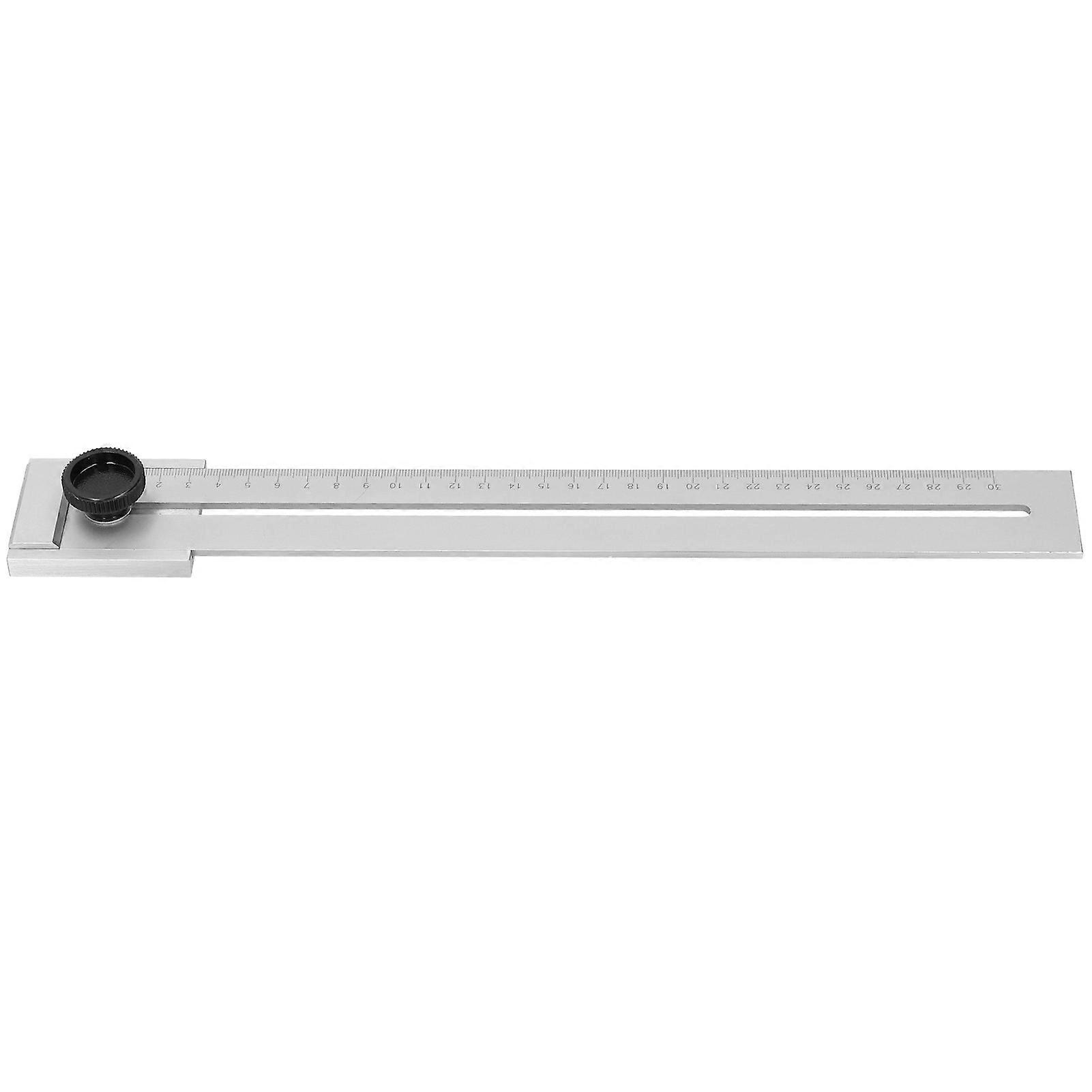 Sliding Line Ruler Accuracy Scribing Woodworking Parallel Carbon Steel Measuring Tool