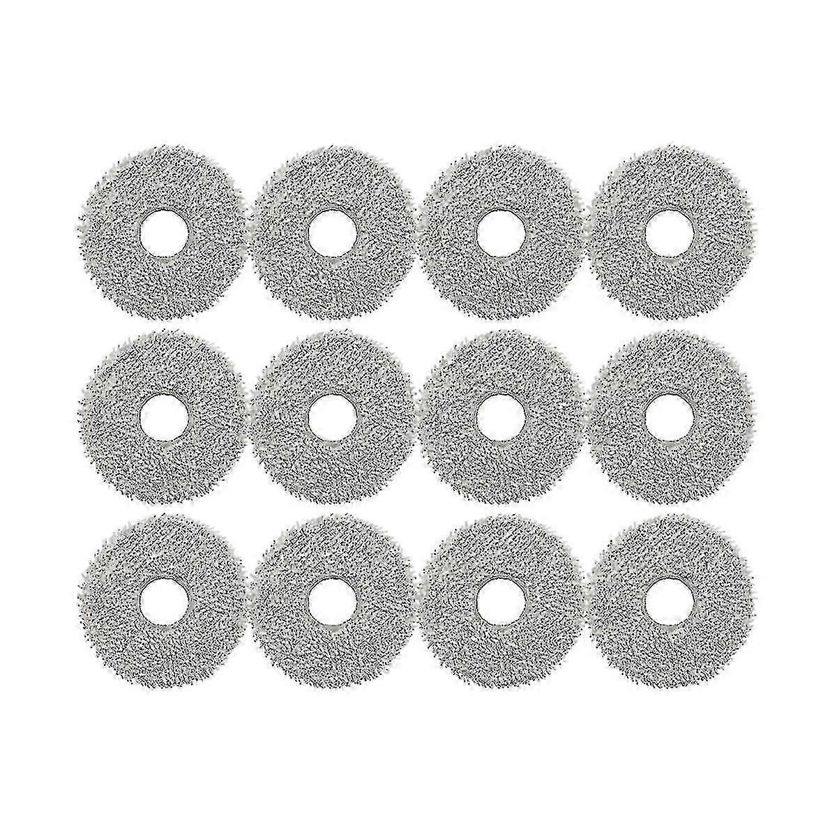 12pcs Replacement Parts Mop Pad For Deebot X2 / X2 Pro / Dex86 Robot Vacuum Cleaner Washable Mop Cl