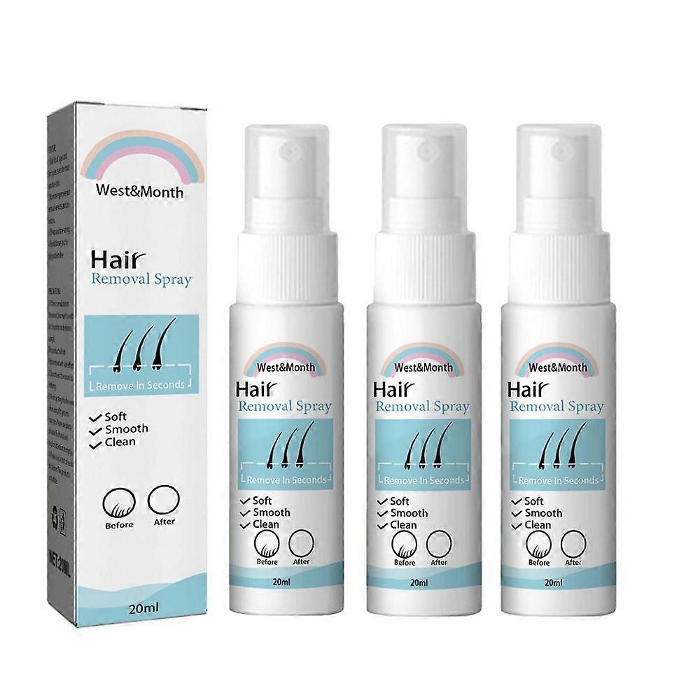 1-3kpl luonnollinen pysyvä karvanpoistosuihke kivuton pysäyttää karvankasvun estäjä