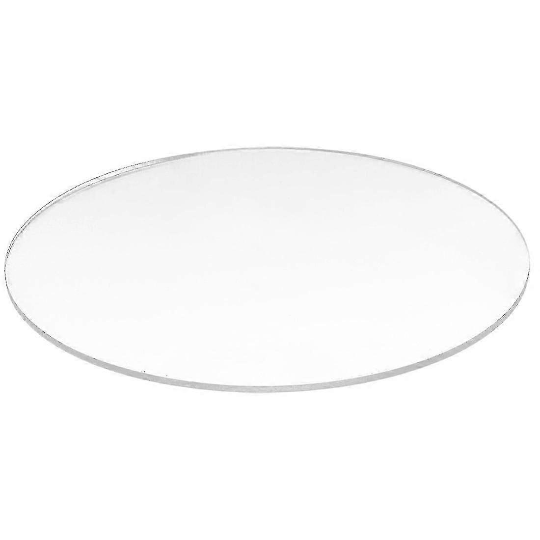 Transparent 3mm Thick Mirror Acrylic Round Disc Diameter:70mm
