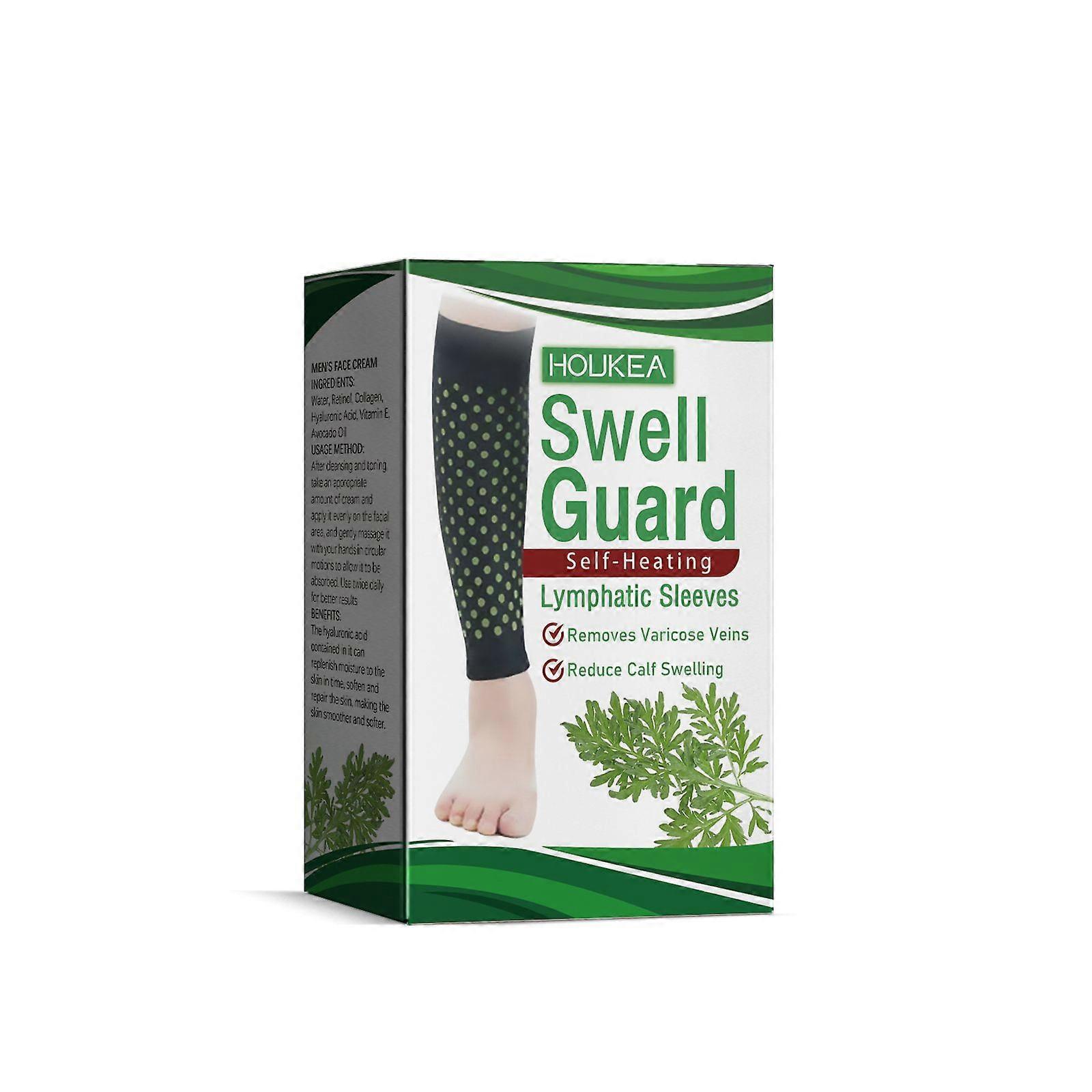 Heating Leg Sleeves with Wormwood & Tourmaline Boost Circulation & Reduce Swelling