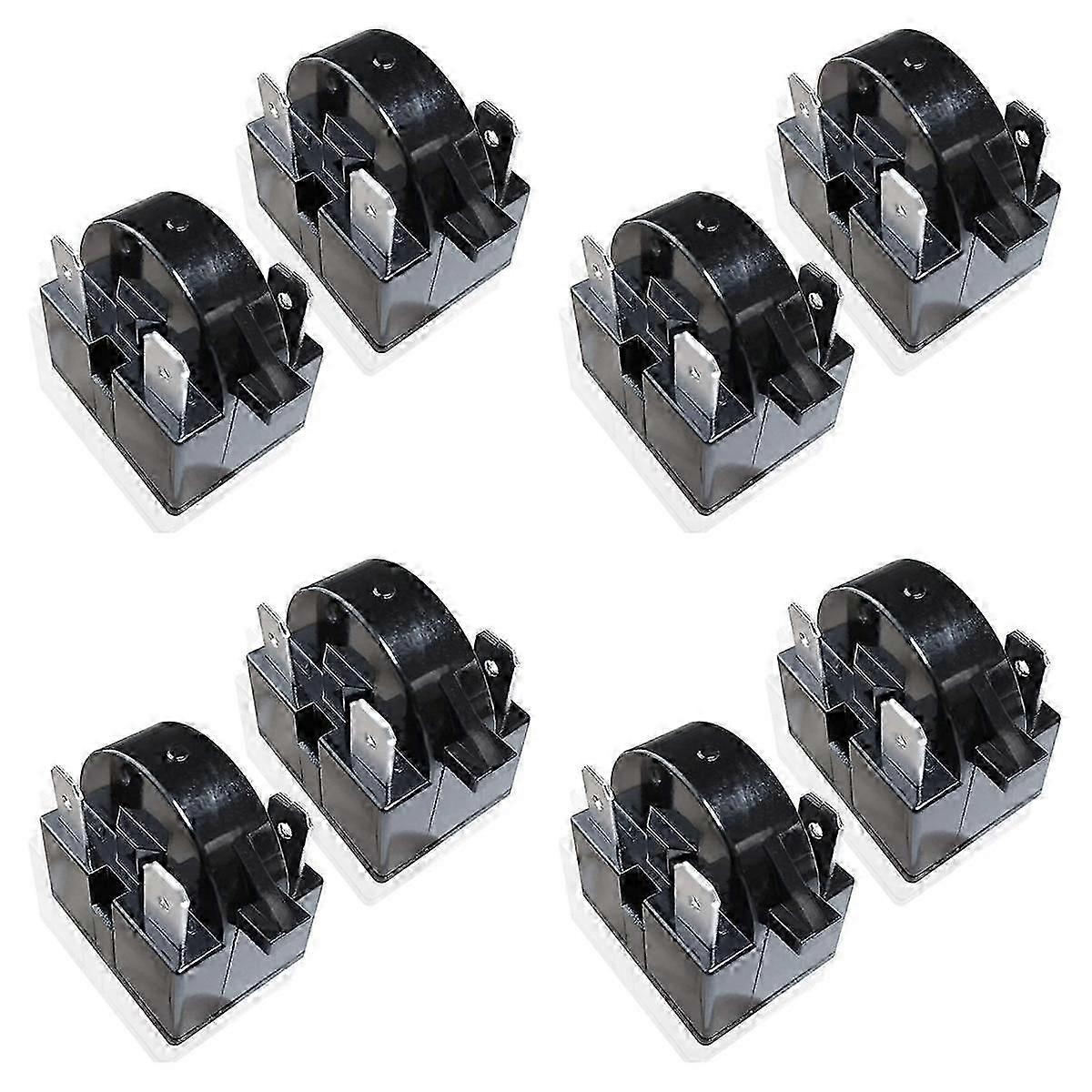 8x 3 Pin QP2-4.7/ QP2-4R7 4.7 Ohm Refrigerator PTC Start/ Relay for Most Mini Fridges and Coolers