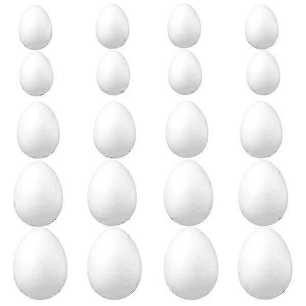 20pcs Funny Easter DIY Eggs Eggs Easter Simulation Eggs Hand Painted Egg