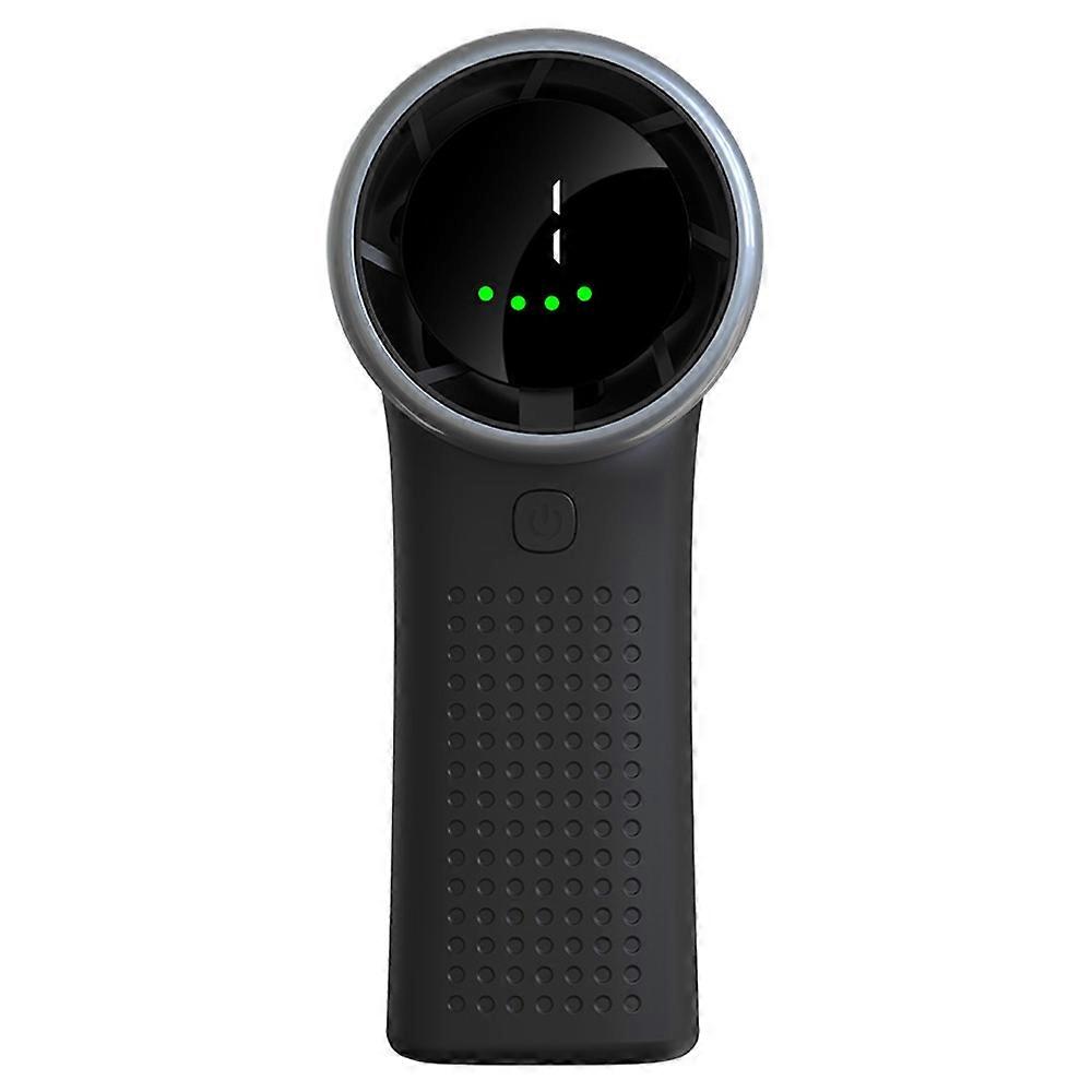 A8 5-Speed Handheld Turbo Fan USB Rechargeable Summer Portable Cooling Fan-Black