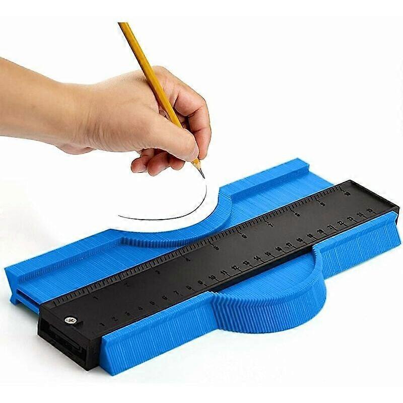 Plastic Fingers for Easy Shape Tracing, Non-Marring Profile Gauge, Dimension Verification, Durable ABS Plastic, Perfect Fit Cutting, Metal Locking