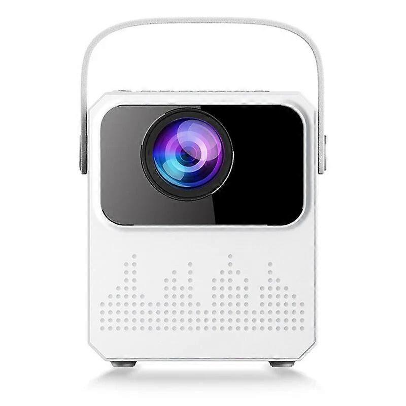 1080P Mini Portable Projector With Screen, 180 Ansi Lumens, Android 9.0, Bluetooth 5.0, Outdoor/travel/home Theater