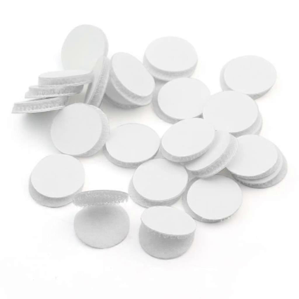 Environmental Friendly Self Adhesive Hook and Loop Fastener, Versatile Round Circle Dots for Creative Projects, Safe and Non-Toxic for Home and
