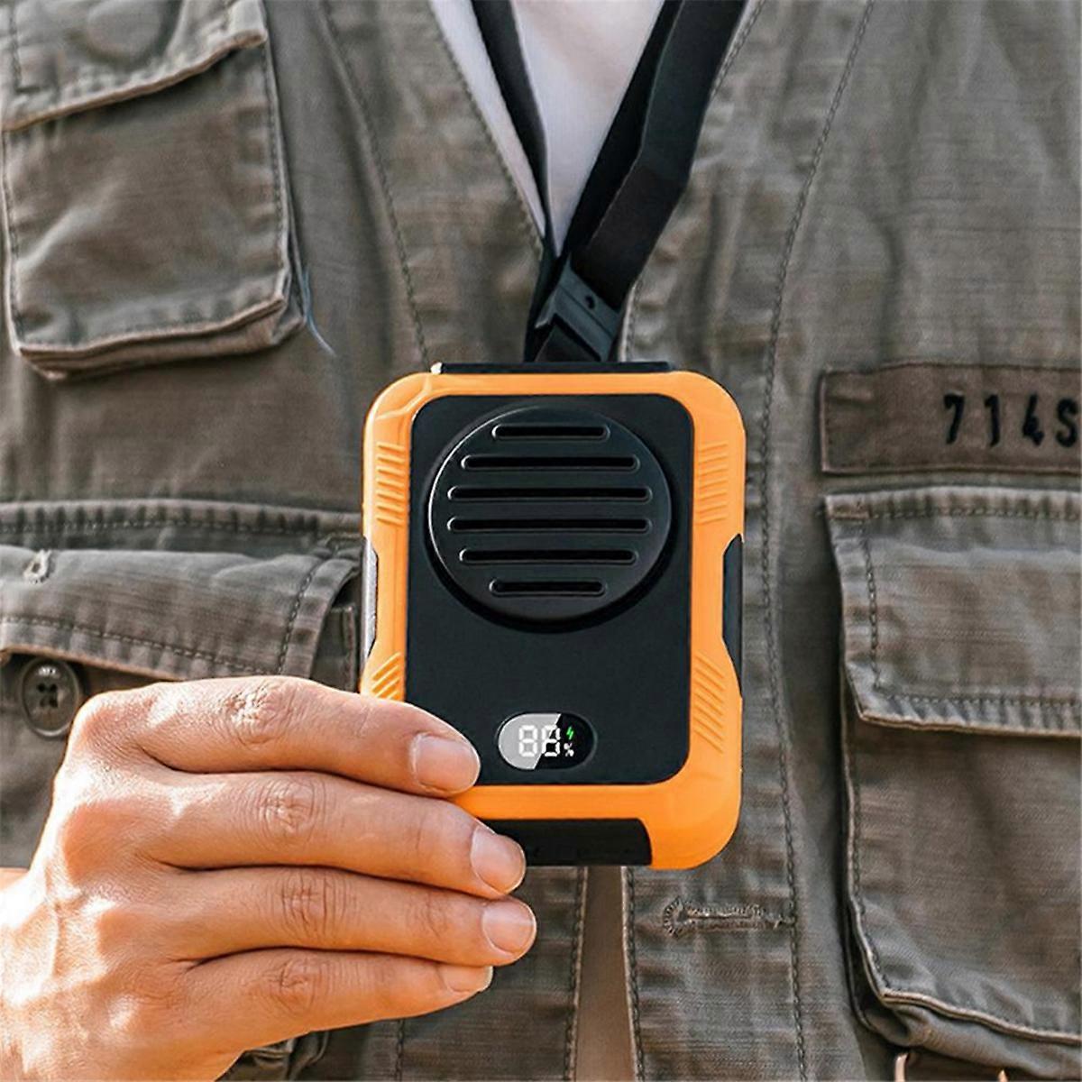 מאוורר חגורה מאוורר קירור נייד נטען ללא להבים