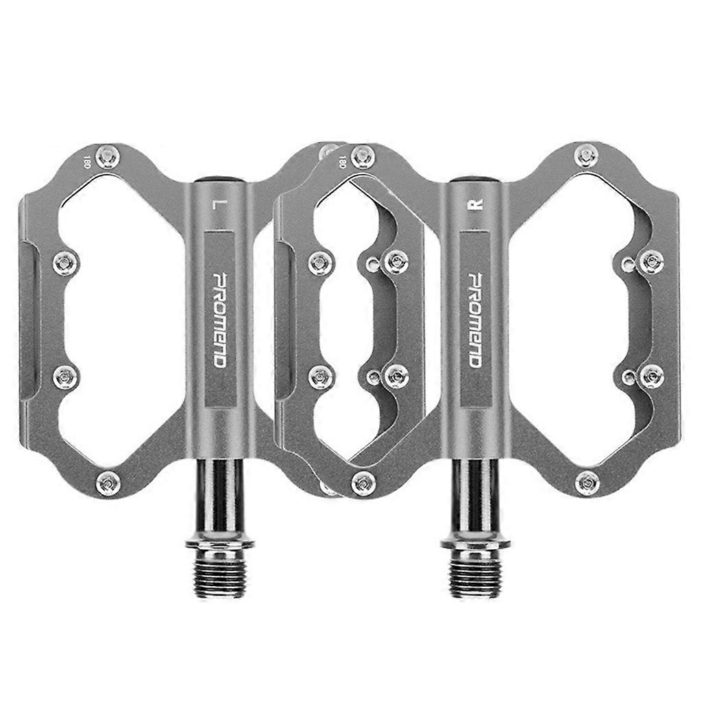 دواسة دراجة Promend 3 تحمل الدراجة الجبلية سبائك الألومنيوم بالين دواسة محامل واسعة ركوب دواسة الفضة