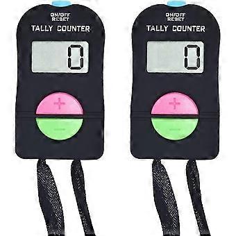 Electronic Hand Clicker Counter,Easy to Operate Tally Counter, Supermarket People Flow Manual Additio Subtraction Counter