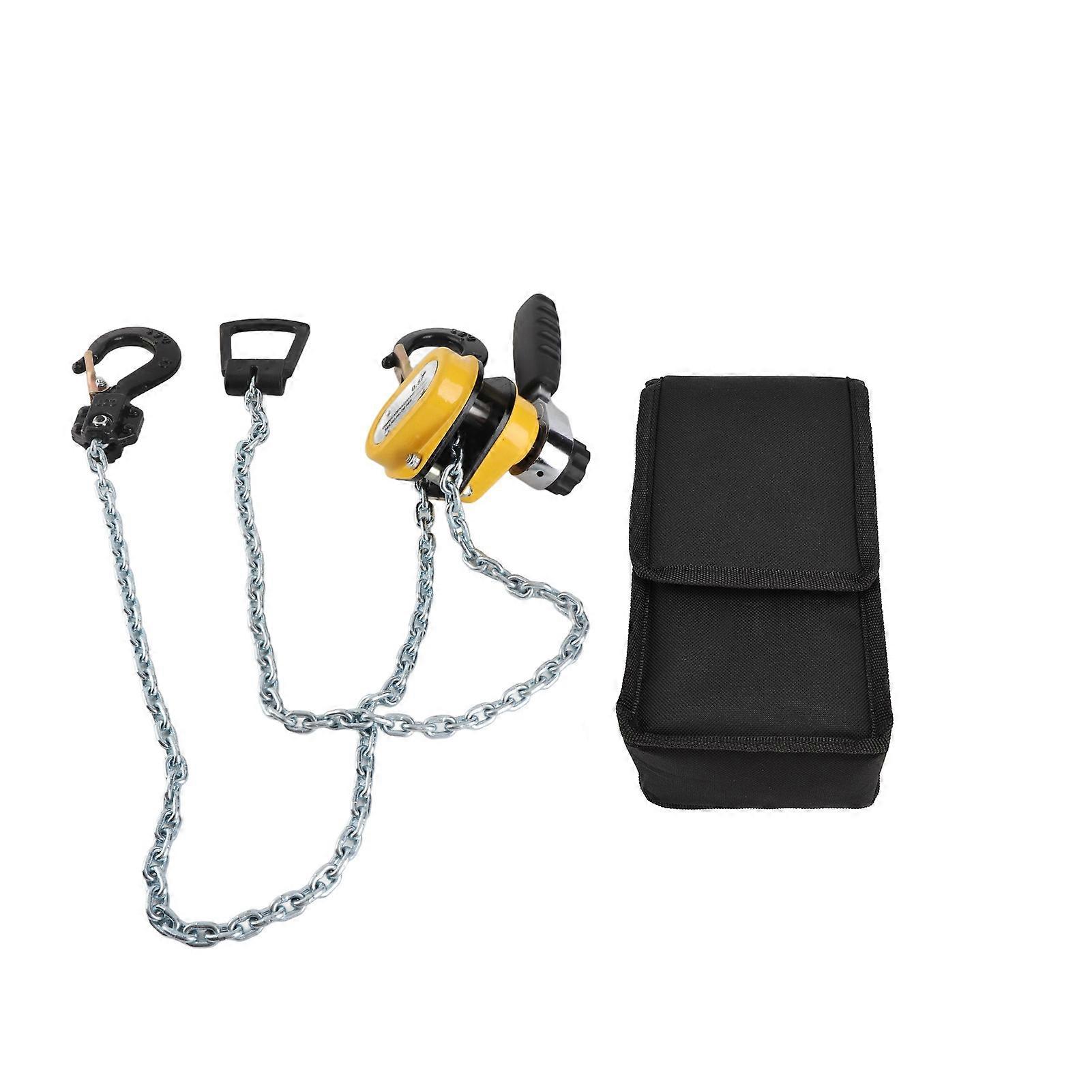 Lever hoist, mini portable ratchet hoist with 1.5m chain, 500kg load capacity