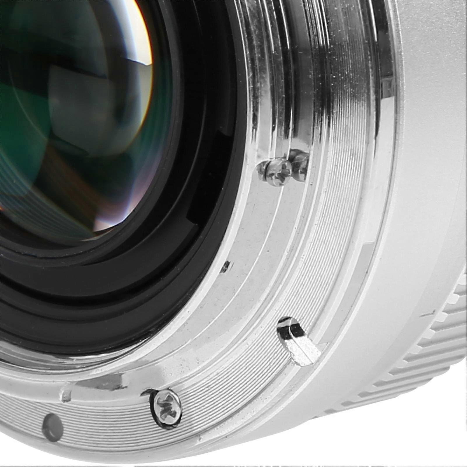 NEWYI 35mm f/1.2 Large Aperture Portrait Manual Lens for Canon M3/M5/M6/M6 II/M10/M100/M50, Silver