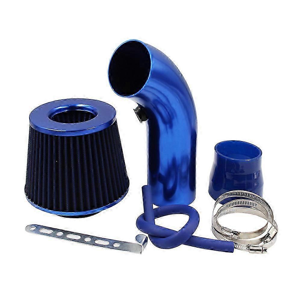 Full Car Air Intake Set 3" 76mm Car Cold System Turbo Induction Pipe Tube Kit With Filter Cone High Flow Performace Racing DIY