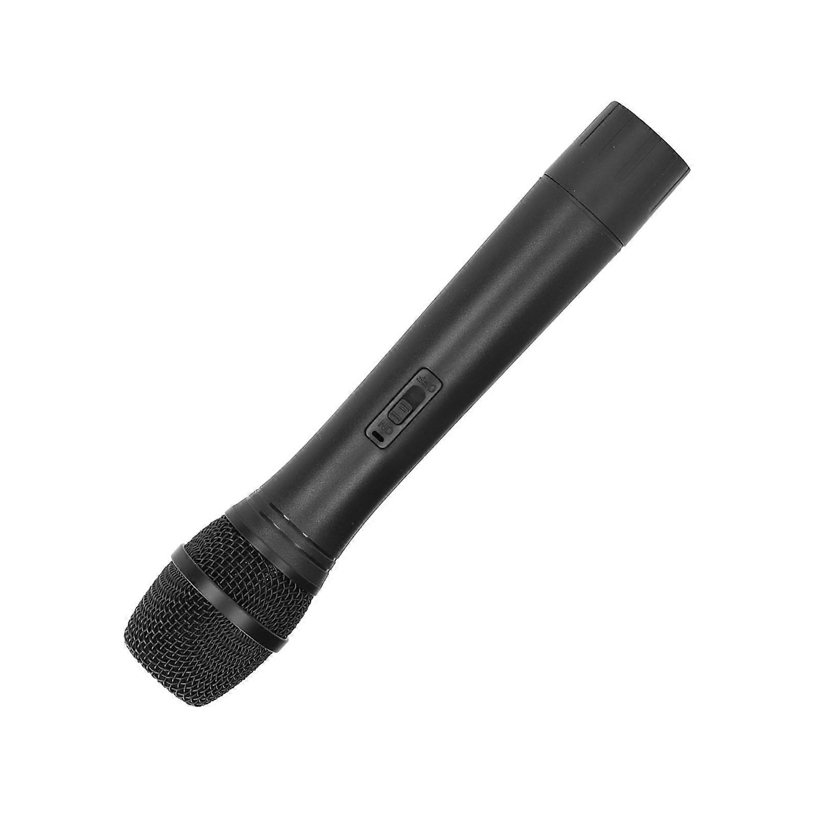 Microphone Model, ABS Microphone Prop, Fake Microphone for Cosplay, Speech Simulation, Stage, Black