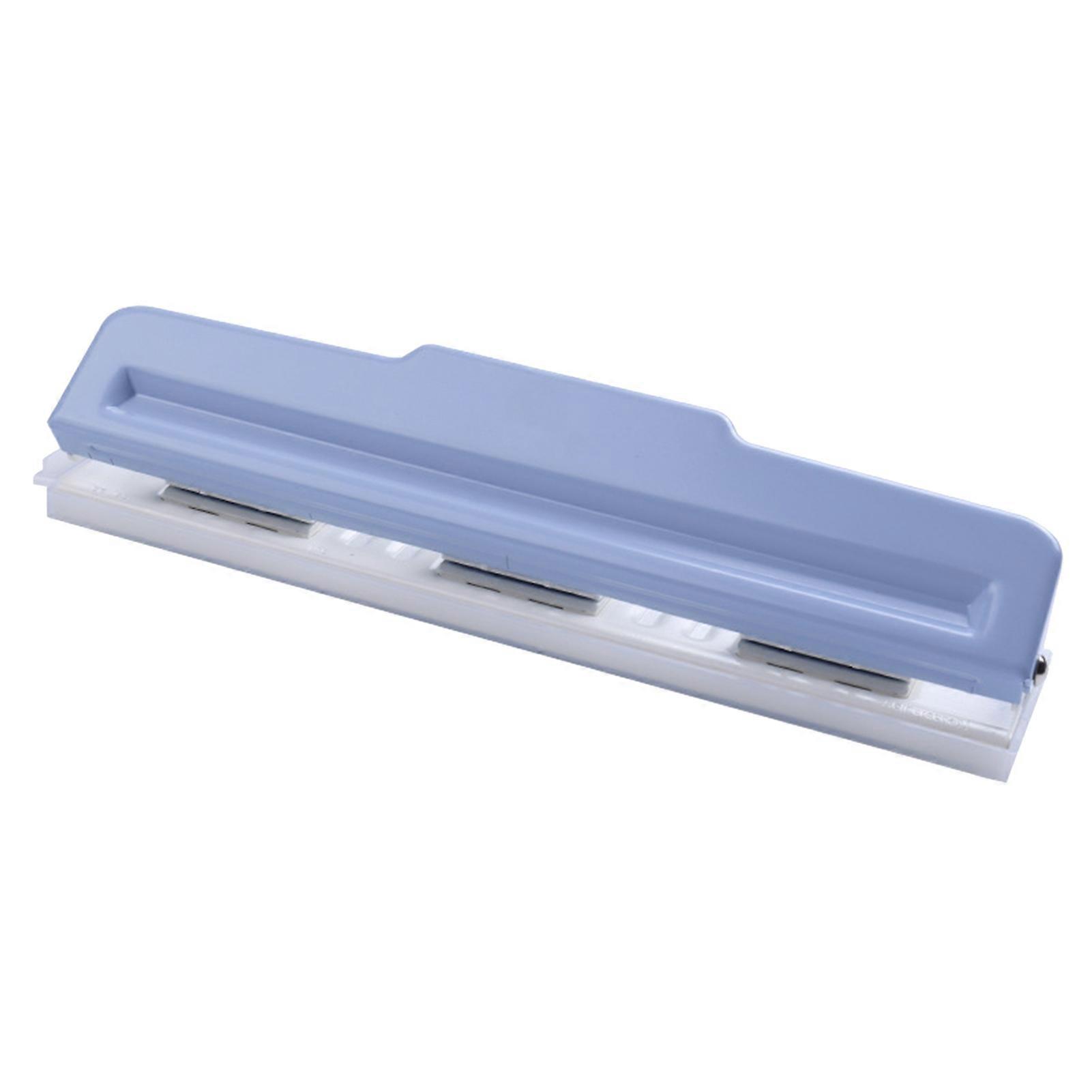 9 Hole Paper Puncher Multipurpose Efficient 8 Sheet Capacity A5 A6 Portable Hole Punch for Office School Home