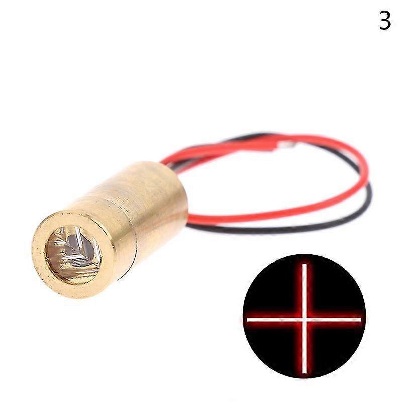 Testa laser in rame 650nm 9mm 3V 50mW Modulo diodo laser a croce Laser rosso HFMQV