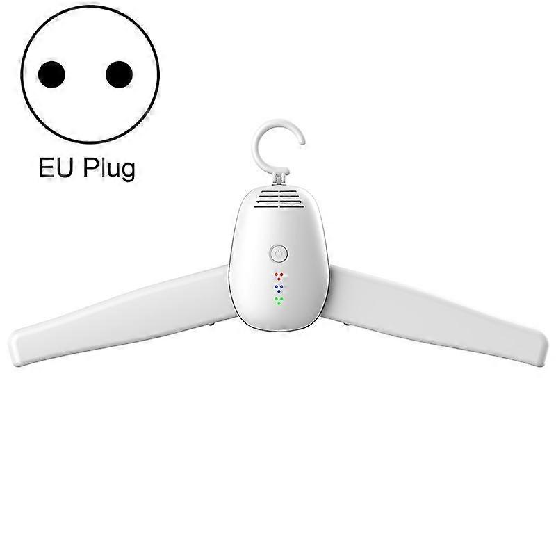 150W Hanger Type Folding Mini Dryer Shoe Dryer With UV Sterilization Function EU Plug EU Plug White