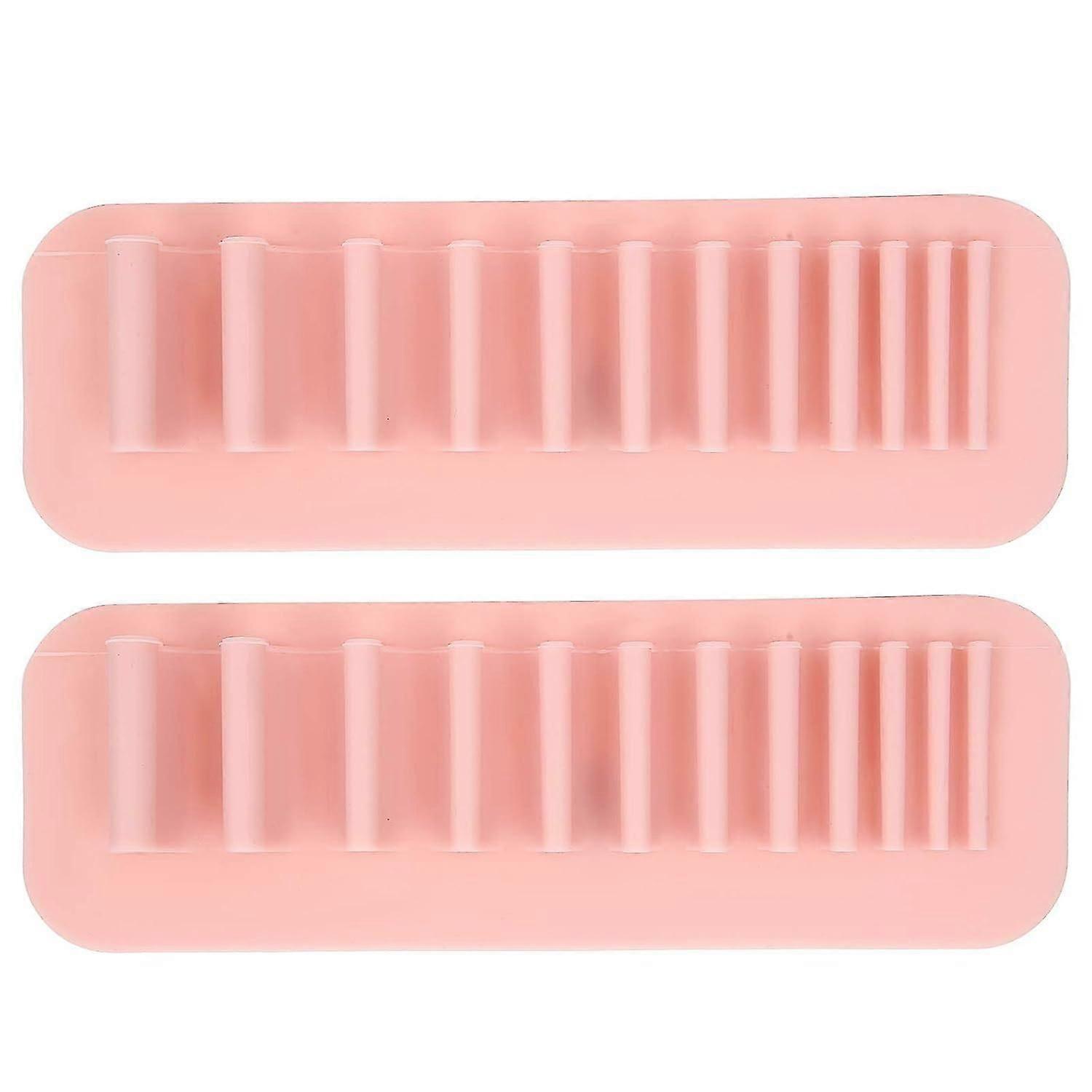 Wall-mounted Silicone Makeup Brush Holder - Brush Drying Holder