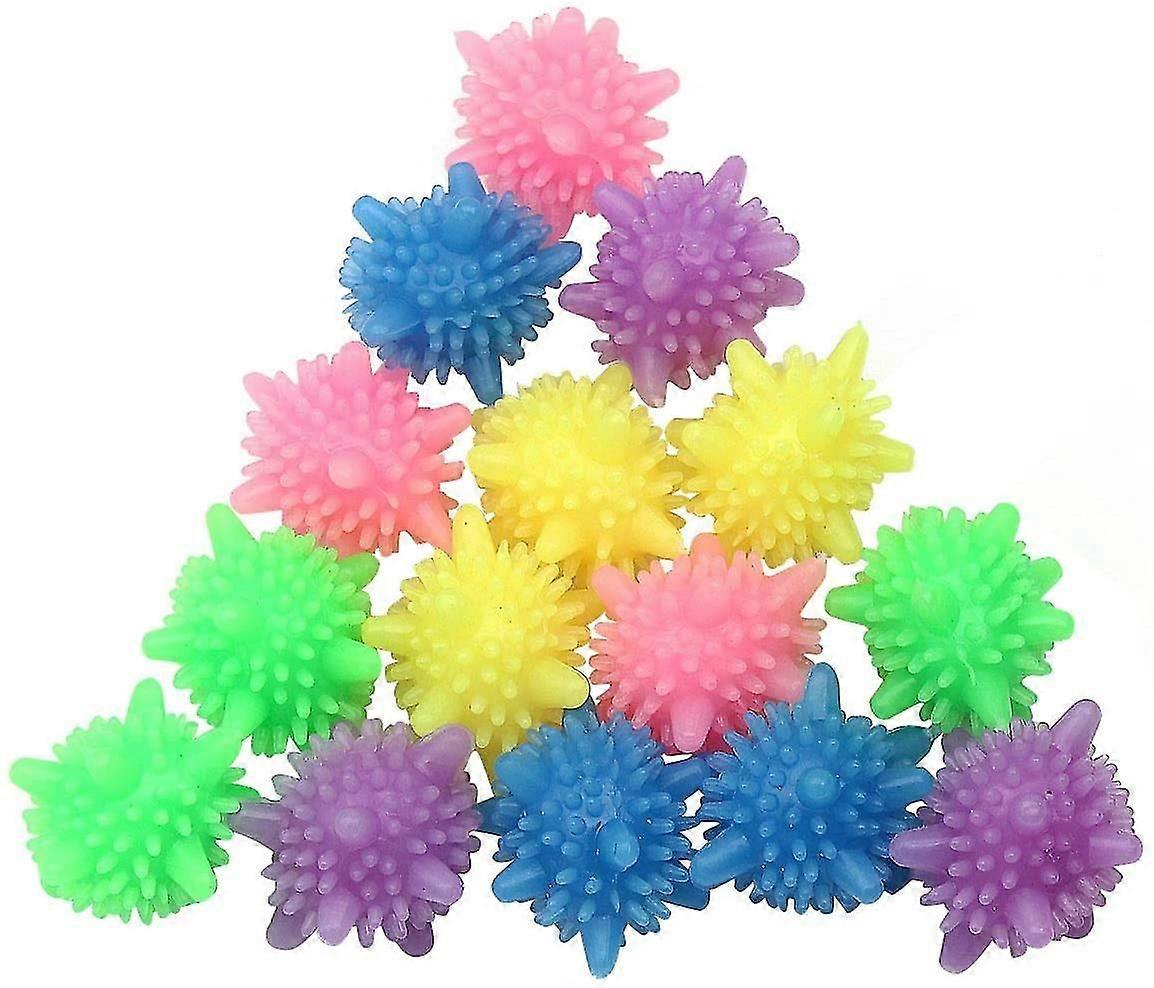 15pcs Magic Laundry Balls Reusable Tangle-free Eco-friendly, Solid Washer Balls, Softener, Random Color