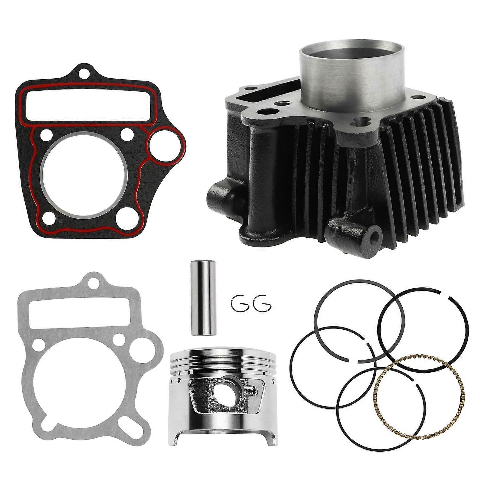 Cylinder Piston Assembly Kit For Honda CRF70 CT70 XR70 S65 C70 TRX70 ATC70 CL70 XL70 Cylinder Head Piston Rings Gasket Kit