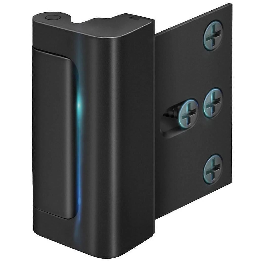 Home Security Door Reinforcement Lock 1 Pack Aluminum Alloy 800 lbs Force With Durable Design for Enhanced Safety
