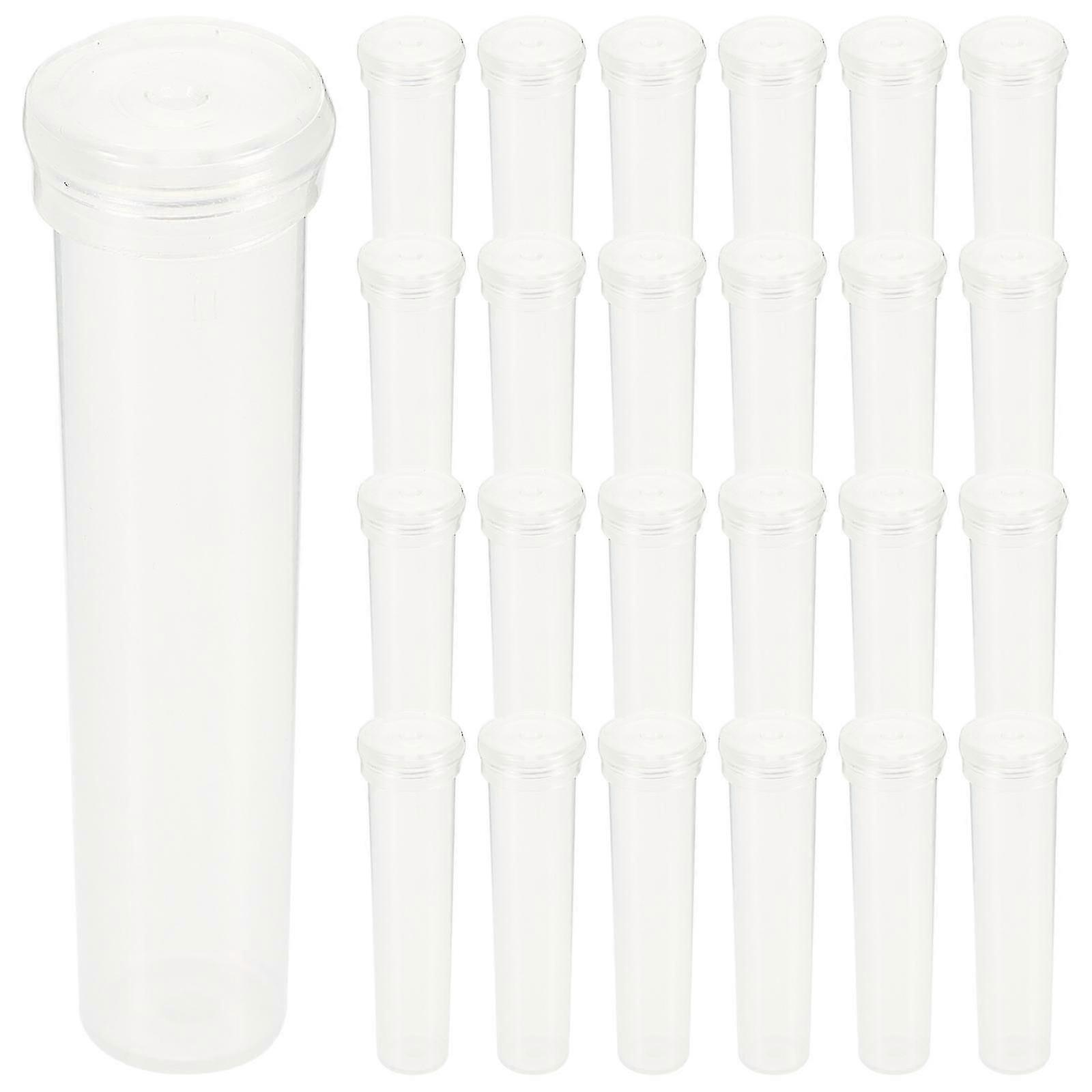 25stk ernæring blomst plastrør gennemsigtigt vand blomsterrør blomst vandbeholder blomsterhandler forsyninger-fcy